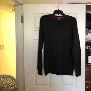 Polo sweatshirt black